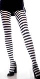 Color Choices! - Fun Striped Nylon Tights - Great for Halloween Witch Costumes, Funky Days & CHRISTMAS TIME TOO!