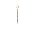Faithfull Stainless Steel Border Fork - Ash Shaft Yd