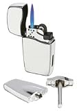 High Polish Chrome, Cigar Lighter and Cigar Punch Gift Set