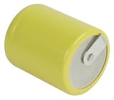 Sanyo 1/2 Sub C NiCd Cell Battery with Tabs 750mAh