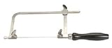 Grobet Jewelers Saw Frame, 4 Throat, Polished Steel