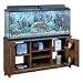 47435 - Carina Collection 55-Gallon Aquarium Stand (Cherry with Black Accents)