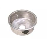 Elkay MYSTIC UNIVERSAL MOUNT LAVATORY SINGLE BOWL SINK WITH ROUND FLAT BOTTOM SCF16FBSR