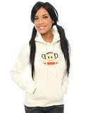 Paul Frank The Julius Pullover Hoody in Vintage White,Sweatshirts for Women