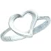 Sterling Silver Heart Promise Ring Sz 7