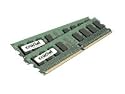 Crucial 2GB Kit (1GBx2) PC2-5300 DDR2 Desktop Memory Upgrade 240-pin Dimm