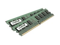 Crucial Technology CT2CP6464AA667 1 GB (512MBx2) 240-pin DIMM DDR2 PC2-4200 CL=5 Unbuffered NON-ECC DDR2-667 1.8V
