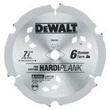 DeWalt DW3193 7-1 4-Inch 6 Tooth PCD Diamond Fiber Cement Saw Blade with 5 8-Inch and... by DeWALT