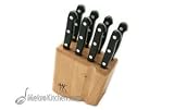 J.A. Henckels Twin Gourmet 8-Piece High-Carbon Stainless-Steel Gourmet Steak Knives with Block