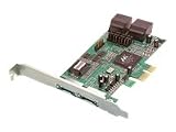 Dawicontrol DC 324e Speichercontroller (RAID, 4 Sender/Kanal, eSATA-300, 300 MBps, JBOD, PCI Express)
