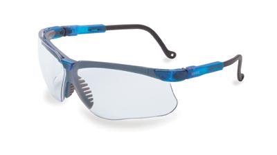 Uvex S3240X Genesis Safety Eyewear, Vapor Blue Frame, Clear UV Extreme Anti-Fog Lens On Sale