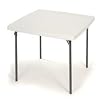 Lifetime 22315 37-Inch Square Folding Table, White Granite, 37-Inch Square Molded Top