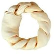Natural Rawhide Braided Donut