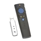 HiRO 3-in-1 2.4GHz WiFi Black Presenter with Laser Pointer and Wireless Mouse (H50175)