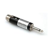 Impedance Transformer Xlr3F To 1/4" Ts With White Earbud Headphones