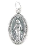 Small Oval Mary Charm