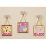 CoCaLo Baby Tropical 3 Pc Wall Plaques