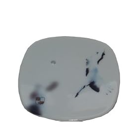 Yume-No-Yume Ceramic Holder ""Whooping Crane""