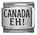 Canada Eh! Laser Italian Charm Bracelet Link