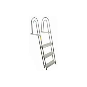 Garelick EEz-In 15330:01 Anodized Aluminum 3-Step Marine Dock Raft Ladder by