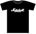 Marshall Amplification Uk British Company Guitarists Amplifiers Manufactures Logo Adult Black T-shirt