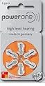 10 Packs (60 Batteries) German Power One Size 13 Hearing Aid Batteries!
