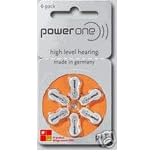 10 Packs (60 Batteries) German Power One Size 13 Hearing Aid Batteries!