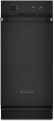 KitchenAid Architect K Series II : KUCK03ITBL Full Console Trash Compactor - Black