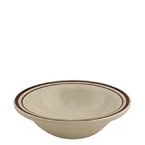 6.25 Speckled Brown Grapefruit Dish (07-1325) Category: China Fruit