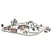 Yukon Express 80-Piece Wooden Train Set
