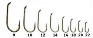 Dai-Riki Dry Fly Hook #305 Package of 50