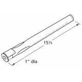 Music City Metals 15691 Stainless Steel Burner Replacement for Select Fiesta Gas Grill Models