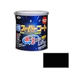 アサヒペン　水性スーパーコート　1.6L　黒