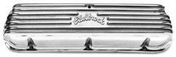 Edelbrock 4160 Classic Aluminum Finned Valve Cover