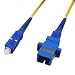 アクロス 光ファイバー延長ケーブル 接続延長アダプタ付 5m AFC-05A