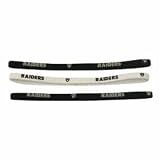 Oakland Raiders 3 Pack Elastic Headbands