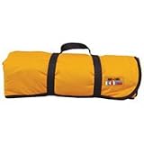 Yellow Blanket W/Navy Fleece Liner