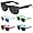 Nerd Sonnenbrille im Wayfarer Stil Retro Brille - 45 verschiedene Farben/Modelle wählbar