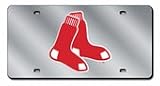 Boston Red Sox (Silver Background) Laser Tag