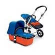 Bugaboo Cameleon Stroller - Orange Base - Blue Canvas