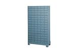 Steel Drawer Cabinet With 96 Drawers - 34-1/8'W X 12-1/4'D X 62-1/2'H