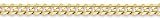 14K Gold 10mm Curb Link Chain, 20 Inches