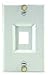 Legrand - On-Q WP3467SS Keystone Wall Phone Plate, Stainless Steel