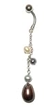 Fresh Water Pearls Belly Button Ring Thread Style