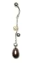 Fresh Water Pearls Belly Button Ring Thread Style