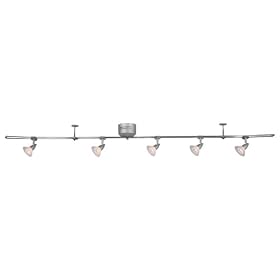 Eurofase TK2-5P-24 Polo 5-Ligh Duotracks, Platinum Frost