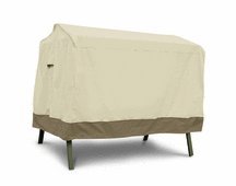 Outdoor Patio Classic Accessories Beige/Brown Swing Cover