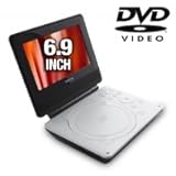 IMAGE OF Toshiba SDP74S 7-Inch Portable White DVD Player (White)