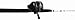 Zebco Medium Heavy Spincast Fishing Rod and Reel Combo