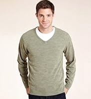 2 Longer Blue Harbour Cashmilon V Neck Jumper